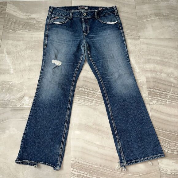 Ariat FR Mid Rise Boot Cut Size 34R *read condition* - Picture 1 of 13